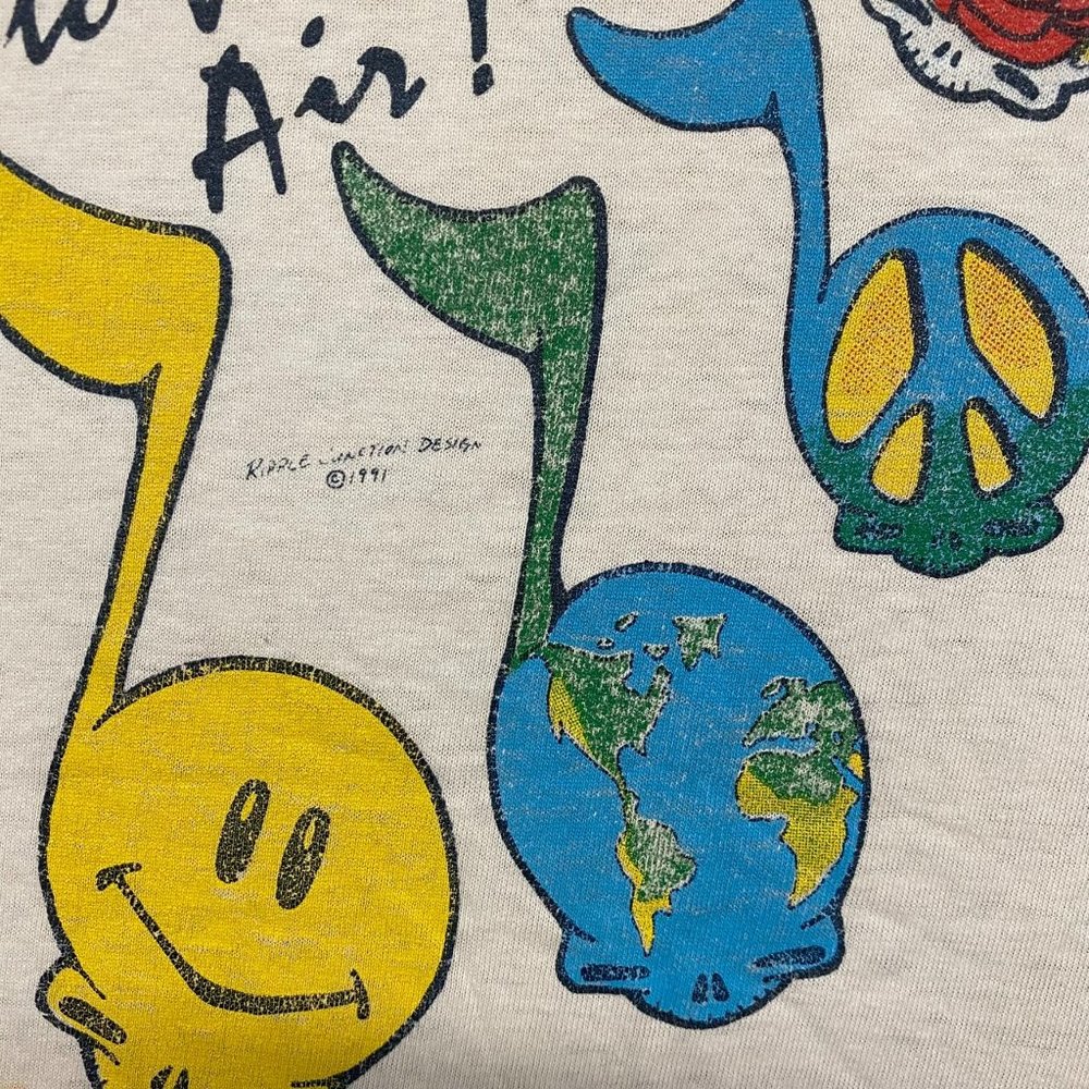 Vintage 1991 Grateful Dead T-Shirt Tie Dye XL Single Stitch Hippie Psychedelic - Picture 8 of 8